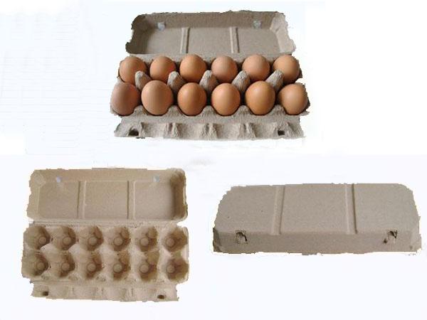 供应12枚装蛋托 鸡蛋盒 纸浆纸模纸塑包装 金华环保纸托厂